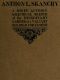 [Gutenberg 48668] • Anthon L. Skanchy / A Brief Autobiographical Sketch of the Missionary Labors of a Valiant Soldier for Christ